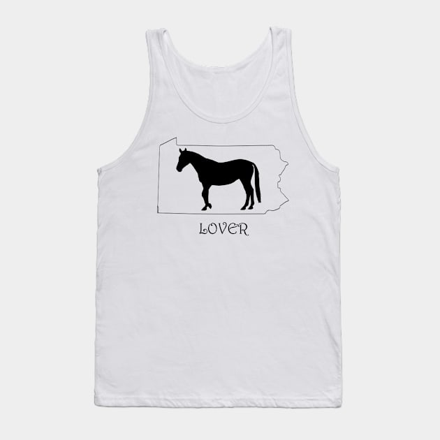 Pennsylvania Horse Lover Gifts Tank Top by Prairie Ridge Designs